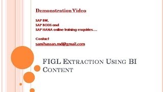 SAP BW FI Extraction Part 2  Extract Data and Model InfoProviders [upl. by Held]