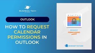 How to request calendar permissions in Outlook [upl. by Anihpesoj]