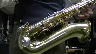 1982 King 615 quotClevelandquot Tenor Saxophone [upl. by Lirbij]