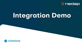 Nedap Milestone Integration Demo [upl. by Dorrahs]