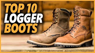 Best Logger Boots 2024  Top 10 Composite Toe Work Boots On The Market [upl. by Tena543]