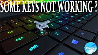 HOW TO FIX LAPTOP KEYBOARD SOME KEYS NOT WORKING [upl. by Adamsun]