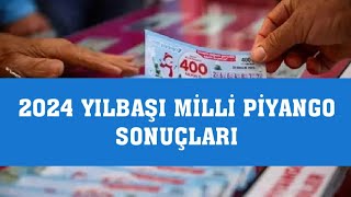 2024 Yılbaşı Milli Piyango Çekiliş Sonuçları İlk Sonuçlar Belli Oldu [upl. by Nana371]