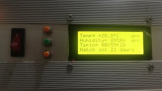 Arduino Egg Incubator controller using DHT22 sensor [upl. by Kronfeld]