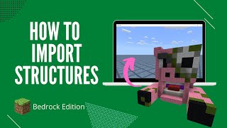 How To Import Structures Between Worlds In Minecraft Bedrock Edition [upl. by Ewold]