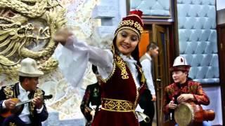 KYRGYZSTAN TRADITIONAL DANCE  Moonlight [upl. by Elleinad627]