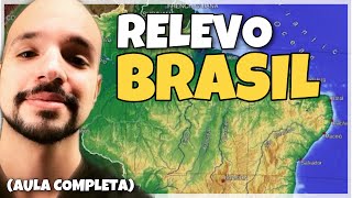 Relevo do Brasil Aula completa  Ricardo Marcílio [upl. by Siusan]