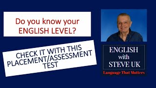 Discover Your English Proficiency  Take the Placement Test Now [upl. by Navak]