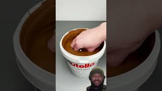 Nutella Is The Worse 🤮 chocolate nutella food nutellachocolate satisfying funny notalking [upl. by Othelia]