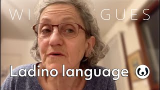 The Ladino language casually spoken  Sara speaking Ladino  Wikitongues [upl. by Neddra424]