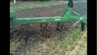 John Deere 995 7 Furrow Reversible Plough in New Zealand [upl. by Llyrehc]