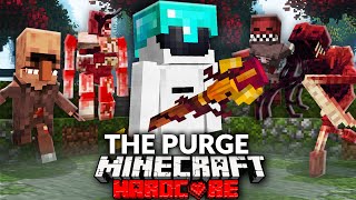 100 Players Simulate Minecrafts Scariest Purge [upl. by Haissem]