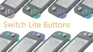 Nintendo Switch Lite Replacement Buttons Installation Guide  eXtremeRate [upl. by Greyson758]