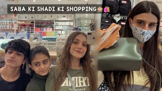 Saba Ki Shadi Ki Shopping❤️🥺  My First Vlog [upl. by Dorahs]