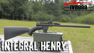 Integrally Suppressed Henry US Survival Rifle [upl. by Ehrsam974]