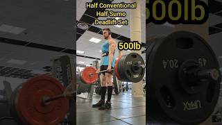 500lb Conventional vs Sumo Deadlift [upl. by Fleming445]