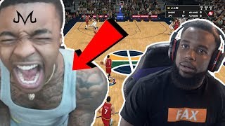 MAKING FLIGHTREACTS RAGE AND QUIT NBA 2K19 [upl. by Rosati680]