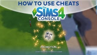 HOW TO USE CHEATS  The Sims 4 Console PS4 Xbox One [upl. by Evelina493]