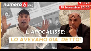 Numero6org  Live Morrisan con Stefano Erario  Lapocalisse era già stata preannunciata [upl. by Kram]