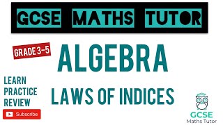 Laws of Indices  Crossover Playlist  GCSE Maths Tutor [upl. by Ymas962]