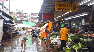 4K THAILAND Walk in Heavy Rain in Bangkok during Rainy Season [upl. by Lois]