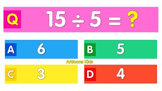 Quiz Time  Math Quiz for Kids  Division Quiz for Kids  Mental Math Quiz for Kids [upl. by Ardisj]