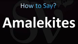 How to Pronounce Amalekites BIBLE [upl. by High]