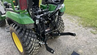 Replacing 3point Lift Arm Pin on Kuboda BX25 Tractor [upl. by Sulecram]