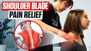 Shoulder Blade Neck Pain Relief Deep Myofascial Release amp Massage Therapy [upl. by Hay40]