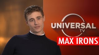 Max Irons reveals how he gets out of awkward conversations [upl. by Selokcin450]