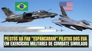 QUANDO PILOTOS DE CAÇA DA FORÇA AÉREA BRASILEIRA SURRARAM PILOTOS DOS EUA EM COMBATE AÉREO SIMULADO [upl. by Fenton]