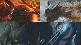 All Monster Intros in Monster Hunter Rise Compilation [upl. by Dell]