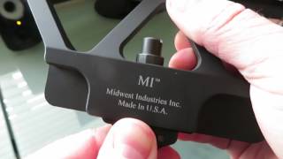 Midwest Industries AK side scope mount [upl. by Negrom]