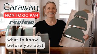 NonToxic Caraway Cookware  how to properly care for them [upl. by Ailev656]