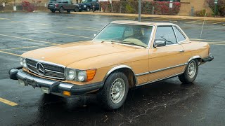 1977 MercedesBenz 450SL Walkaround Video [upl. by Airdnala]