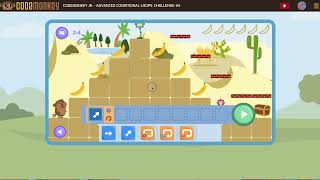 CodeMonkey Jr Advanced Conditional Loops 4 [upl. by Jessalyn]