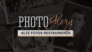 Alte Fotos restaurieren mit PhotoGlory 🖼️ 5 minütiges Tutorial [upl. by Trainor]