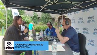 UCONN’S CAROLINE DUCHARME JOINS THE SHOW [upl. by Mirabelle]