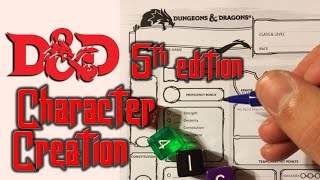 Dungeons amp Dragons 5E  Character Creation for Beginners Fighter [upl. by Dnilazor]