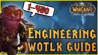 Max Out Engineering Fast in WOTLK Classic  WOTLK Professions [upl. by Analaj452]