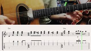 Les Deux Guitares Tutorial  Gypsy Jazz Guitar Tabs [upl. by Artenehs]