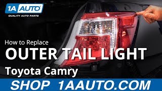 How to Replace Tail Light 1214 Toyota Camry [upl. by Noicnecsa759]