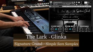 The Lark GlinkaBalakirew  Signature Grand Demo Steinway Model D [upl. by Cordey]