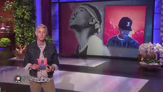 Chance the rapper performs quotNo Problemquot on Ellen [upl. by Nylsej]