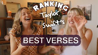 Ranking Taylor Swifts BEST verses An impossible challenge [upl. by Okimik]