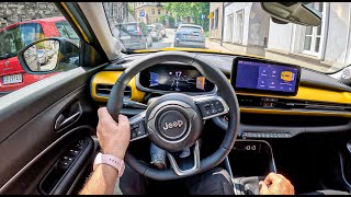 NEW Jeep Avenger Car of the Year 2023 0100 POV Test Drive 1705 Joe Black [upl. by Wyndham]