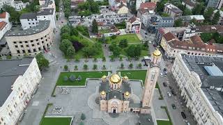 Banja Luka  Hram Hrista Spasitelja  Christ the Savior Orthodox Cathedral  DJI Mini 3 Pro 4k [upl. by Dodson]