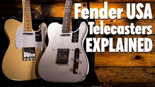 Which Telecaster is for you EVERY Fender USA Model Explained [upl. by Hennessy]