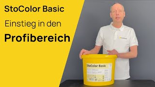 StoColor Basic  die Einstiegsfarbe in den Profibereich von Sto Erklärt von Farbenbote dem Sto Shop [upl. by Nolos]