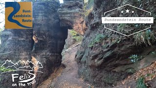 Buntsandstein Route  Tag 2 27km Hausen Nideggen  wunderschöner Abschnitt Zuweg Eifelsteig [upl. by Tarrance]